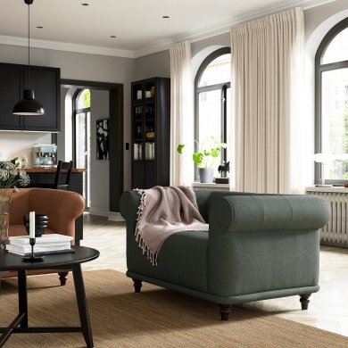 Кресло мягкое VISKAFORS Серый - 5 IKEA Кресло мягкое VISKAFORS Серый (ИКЕА ВИСКАФОРС) 89443297 фото - 5