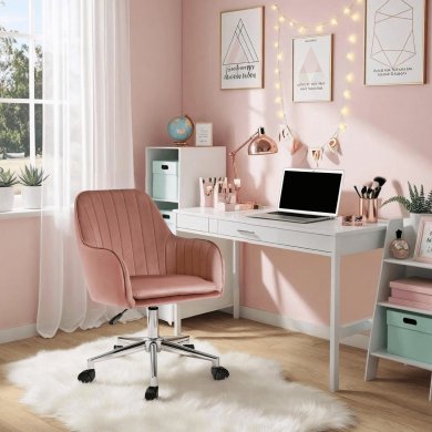 Офисное кресло Mebel Elit TOM Welur Розовый - 8 Офисное кресло Mebel Elit TOM Welur Розовый ME.TOM/R/CH/V/FO фото - 8