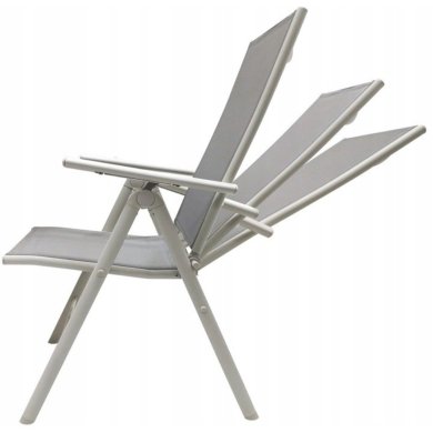 Складаний садовий стілець Kontrast MONACO Сірий 85853799 фото - 5