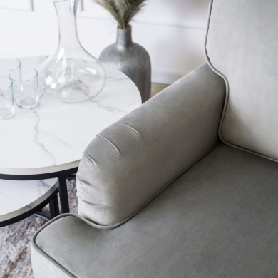 Крісло м'яке Mebel Elit JARI Сірий ME.JARI/P/V/FW фото - 9