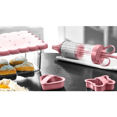 Кондитерский набор для украшения выпечки Chomik | Розовый - 2 Кондитерский набор для украшения выпечки Chomik | Розовый OKY1275/pink фото - 2