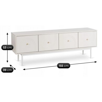 Тумба під ТВ Mebel Elit MARLEN Кашемір W.MAZOMA/KASZ/N.KASZ/U.ZL/RTV4D фото - 9