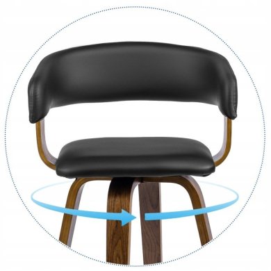 Барний стілець Mebel Elit LUIZJANA Чорний - 9 Барний стілець Mebel Elit LUIZJANA Чорний ME.LUIZIANA/CZ/O/E/DG/H фото - 9