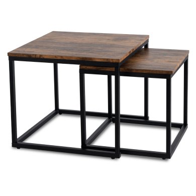 Комплект журнальних столів Mebel Elit RIS Дуб рустик ME.RIS/DRU/CZ/L фото - 2