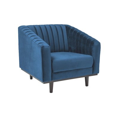 Крісло м'яке Signal Asprey 1 Velvet Синій ASPREY1VGR86