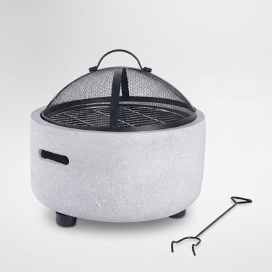 Угольный гриль-камин Garden Line 43 см Серый BBQ0124 фото - 4