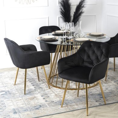 Обідній стіл Mebel Elit OLIVIER Золотий - 5 Обідній стіл Mebel Elit OLIVIER Золотий ME.OLIVIER/TR/ZL/S фото - 5