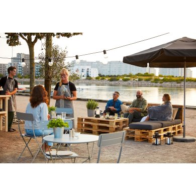 Комплект складной садовой мебели SUNDSO Серый - 4 IKEA Комплект складной садовой мебели SUNDSO Серый (ИКЕА СУНДСО) 29434922 фото - 4