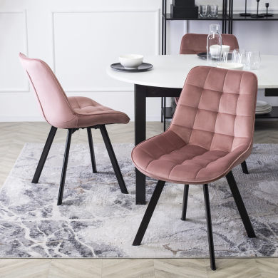 Обідній стілець Mebel Elit RICK Welur Рожевий ME.RICK/R/V/K фото - 11