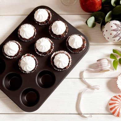 Форма для выпечки кексов Homla FEBE 35x26x3 см Черный - 5 Форма для выпечки кексов Homla FEBE 35x26x3 см Черный 218656 фото - 5