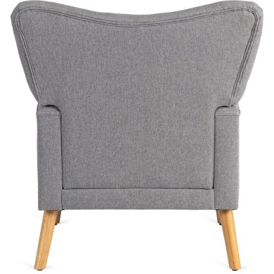 Кресло мягкое Mebel Elit BUNNY Светло-серый ME.BUNNY/JP/DK/T/FW фото - 6