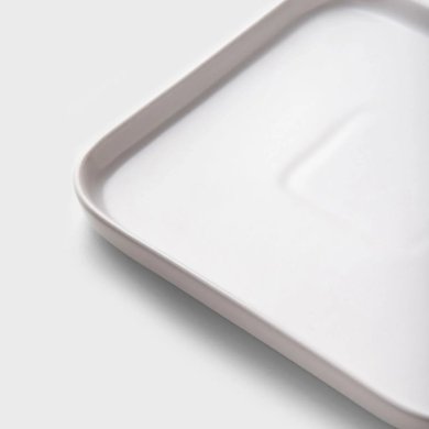 Обідня тарілка Homla TOSAL 24 см Білий - 4 Обідня тарілка Homla TOSAL 24 см Білий 232424 фото - 4