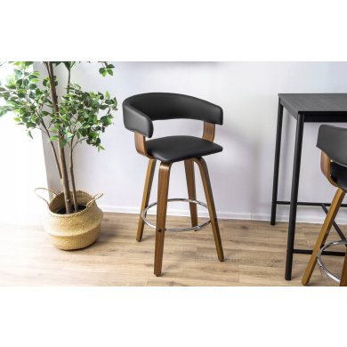 Барний стілець Mebel Elit LUIZJANA Чорний - 15 Барний стілець Mebel Elit LUIZJANA Чорний ME.LUIZIANA/CZ/O/E/DG/H фото - 15