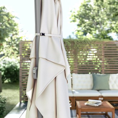 Садова парасоля SVALON 300х200 см Бежевий - 4 IKEA Садова парасоля SVALON 300х200 см Бежевий (ИКЕА СВАЛОН) 40525077 фото - 4