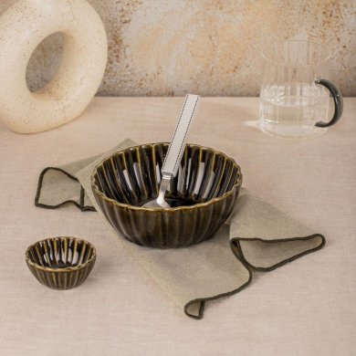 Миска Homla MELIDA 16 см Темно-зелений 241345 фото - 4