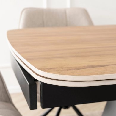 Раскладной обеденный стол Mebel Elit VERONA Marmur Дуб золотой ME.VERONA/D/CZ/CER/S160-220 фото - 8