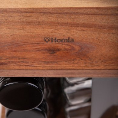 Набір для спецій Homla LENNE Чорний - 6 Набір для спецій Homla LENNE Чорний 231601 фото - 6