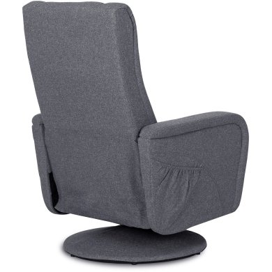 Крісло м'яке розкладне масажне з реклайнером Mebel Elit SPIKE 2 Темно-сірий ME.SPIKE2/CP/T/FW фото - 7