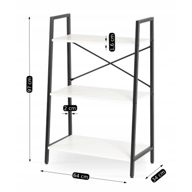 Стеллаж Mebel Elit VIOR Белый - 9 Стеллаж Mebel Elit VIOR Белый ME.VIOR/B/CZ/REG фото - 9