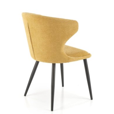 Обідній стілець Halmar K496 Гірчичний - 3 Обідній стілець Halmar K496 Гірчичний V-CH-K/496-KR-MUSZTARDOWY фото - 3