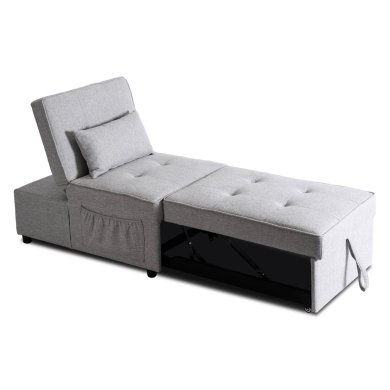 Кресло мягкое раскладное Mebel Elit IBERIS BIG Серый ME.IBERIS/P/T/FW80 фото - 7