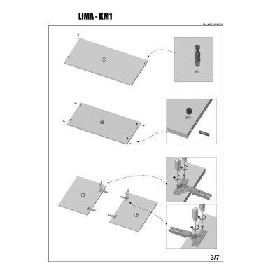 Комод Halmar Lima KM-1 | Белый V-PL-LIMA-KM1-BIAŁY фото - 8
