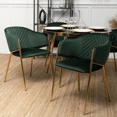 Обідній стілець Mebel Elit INNES Welur Зелений ME.INNES/Z/ZL/V/K фото - 7
