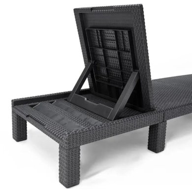 Комплект складаних шезлонгів Keter DAYTONA DELUXE 2 шт Графіт - 9 Комплект складаних шезлонгів Keter DAYTONA DELUXE 2 шт Графіт 003619 фото - 9