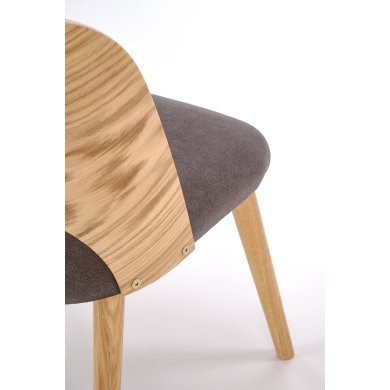 Обеденный стул Halmar CADIZ Пепельный - 9 Обеденный стул Halmar CADIZ Пепельный V-PL-CADIZ-NATURALNY/POPIEL фото - 9