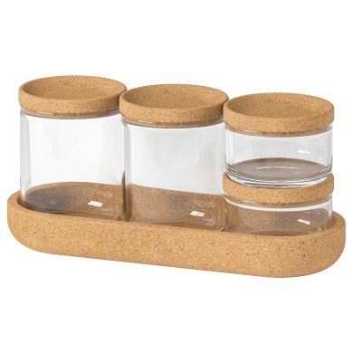 IKEA Банки с крышками SAXBORGA (ИКЕА SAXBORGA) 40391879
