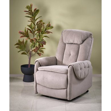 Кресло мягкое раскладное с реклайнером Halmar HORTON Бежевый - 4 Кресло мягкое раскладное с реклайнером Halmar HORTON Бежевый V-CH-HORTON-FOT-BEŻOWY фото - 4