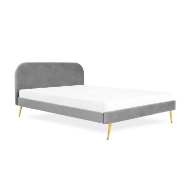 Кровать Homla VENLO Welur 160x200 см | Серый 160268