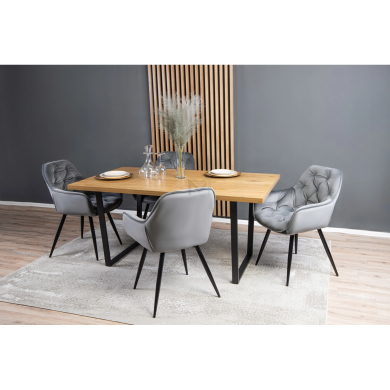 Обідній стілець Mebel Elit POLA Сірий ME.POLA/P/V/K фото - 7