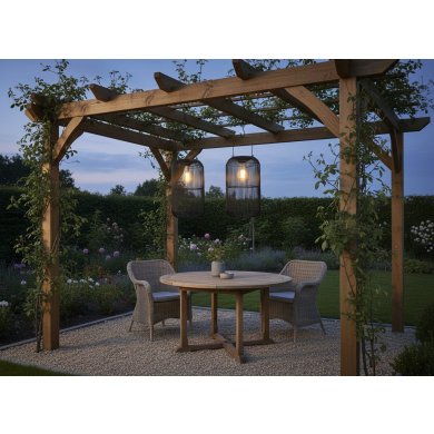 Декоративний світильник на сонячній батареї Garden Line LAP8891 Чорний LAP8891 фото - 2