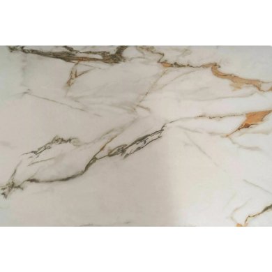 Раскладной обеденный стол Signal INFINITY Ceramic Marmur Белый INFINITYBBR160 фото - 5