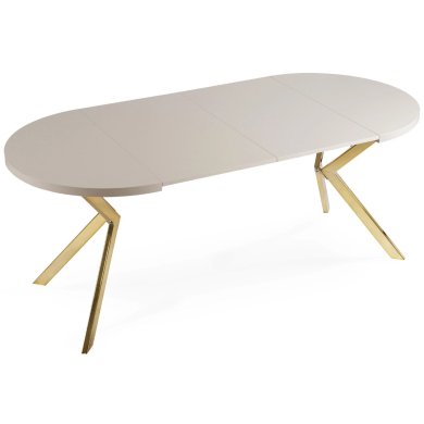 Розкладний обідній стіл Mebel Elit DORIAN Кашемір - 6 Розкладний обідній стіл Mebel Elit DORIAN Кашемір ME.DORIAN/KASZ/ZL/S фото - 6