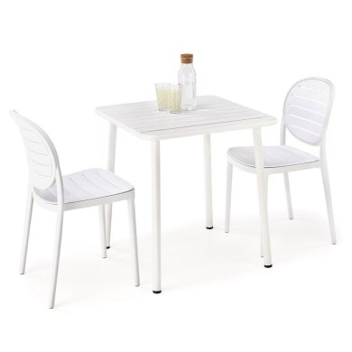 Садовый стол Halmar BOSCO Белый - 8 Садовый стол Halmar BOSCO Белый V-CH-BOSCO_KW-ST-BIAŁY фото - 8