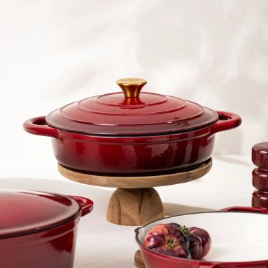 Каструля з кришкою Homla ANDREAS 2,5 л Бордовий 244316 фото - 6