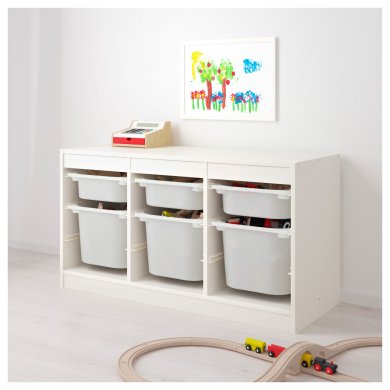 IKEA Стеллаж с контейнерами TROFAST (ИКЕА ТРУФАСТ) 69228473 фото - 3