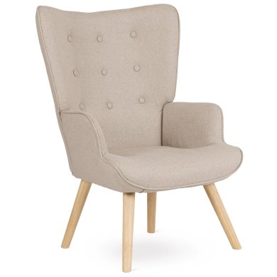 Крісло м'яке з підставкою Mebel Elit LOZANO 2 Бежевий - 3 Крісло м'яке з підставкою Mebel Elit LOZANO 2 Бежевий ME.LOZANO2/BZ/DK/T/FW фото - 3