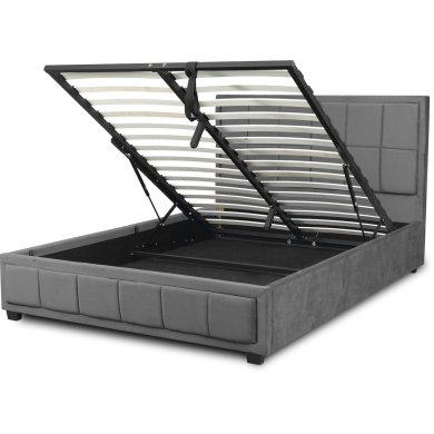 Кровать Mebel Elit CARLOS 140x200 см Серый ME.CARLOS/140/CP/V/LOZZPOJ фото - 4