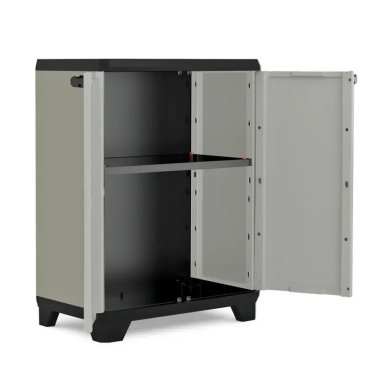 Садова шафа Keter/Kis PLANET CABINET LOW Сірий 246638 фото - 3