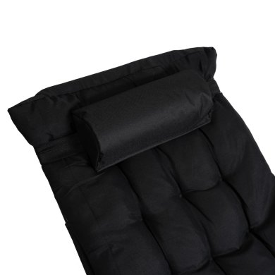 Складаний шезлонг Mebel Elit EDISON Чорний - 9 Складаний шезлонг Mebel Elit EDISON Чорний ME.EDISON/CZ/T/LOZ фото - 9