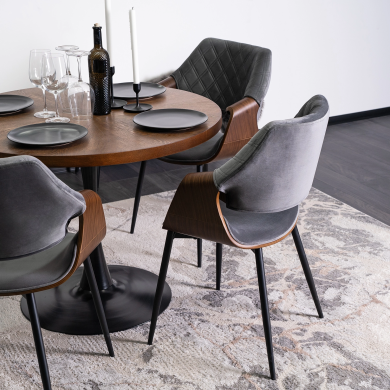 Обеденный стул Mebel Elit DAKOTA Welur Серый - 9 Обеденный стул Mebel Elit DAKOTA Welur Серый ME.DAKOTA/P/O/V/K фото - 9