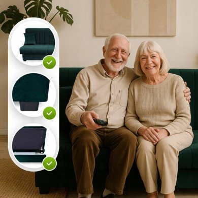 Раскладной диван Mebel Elit SIGMA Welur Зеленый PPHUE.PICCOLO/KRONOS19/WER фото - 7