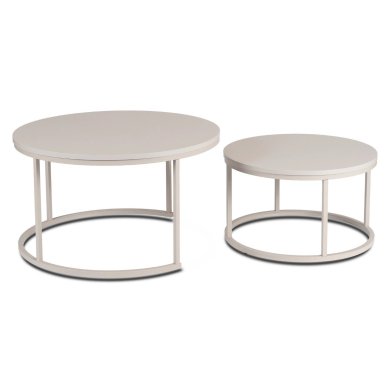 Комплект журнальних столів Mebel Elit APULIA MAX 2 шт Кашемір ME.NELLYMAX/KASZ/KASZ/L фото - 3