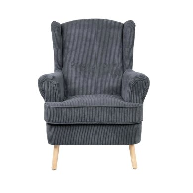 Кресло мягкое Homla FOSSBY FASO Velvet Серый - 3 Кресло мягкое Homla FOSSBY FASO Velvet Серый 233008 фото - 3