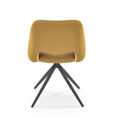 Обідній стілець поворотний Halmar K546 Гірчичний V-CH-K/546-KR-MUSZTARDOWY фото - 8