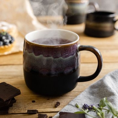 Кружка Homla ALBY 550 мл | Чорний / Рожевий - 6 Кружка Homla ALBY 550 мл | Чорний / Рожевий 200082 фото - 6