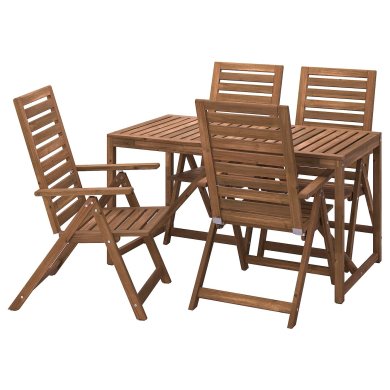 IKEA Комплект садових меблів NAMMARO Дерево (ИКЕА НАММАРО) 69544396